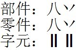 基础部件八、丷